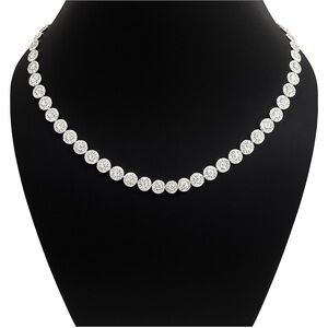 ✨ Alana J - 18k White Gold Plated
Tennis Necklace✨